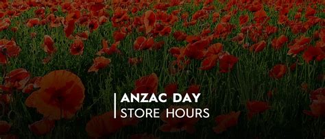 anzac day shopping hours